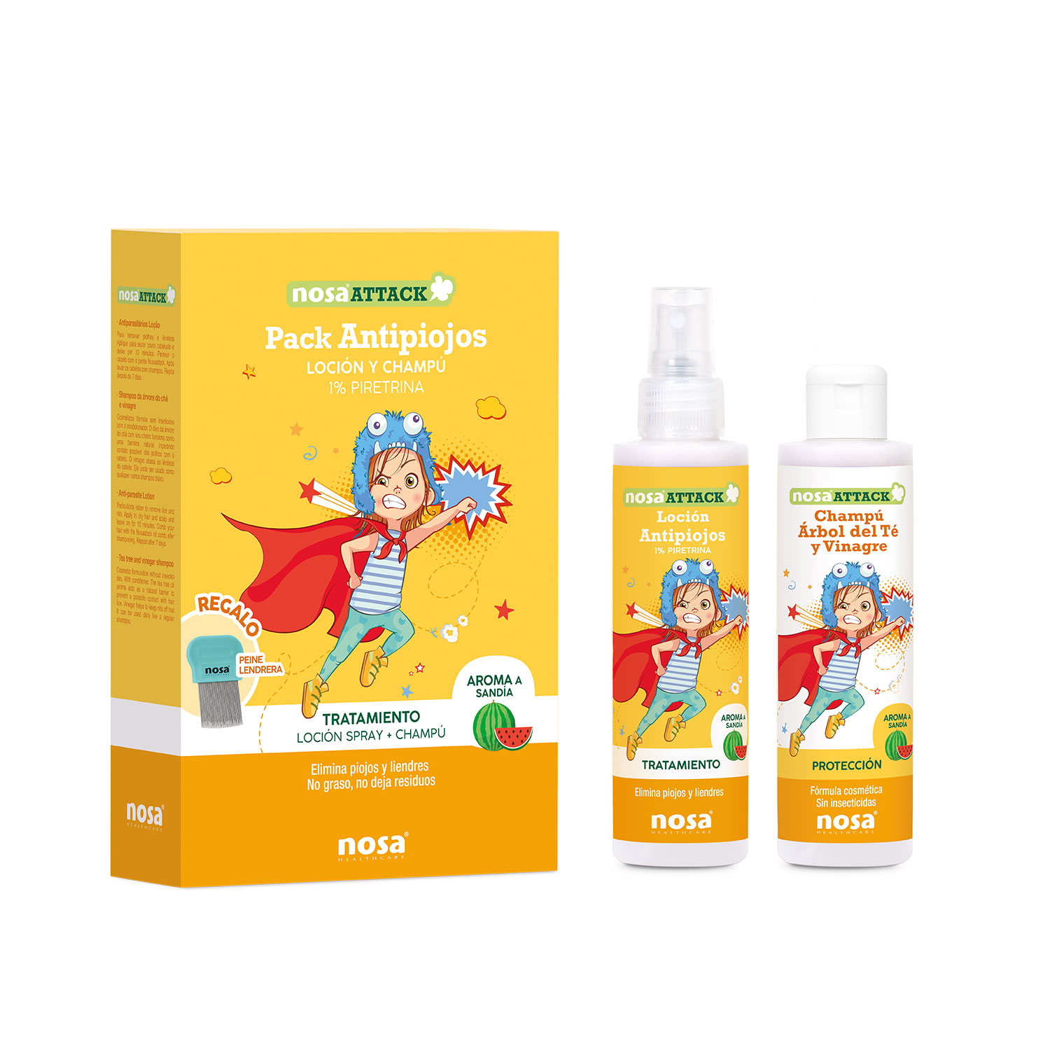 OTC anti-lice lotion with permethrin 1.5% 125ml | PromoFarma