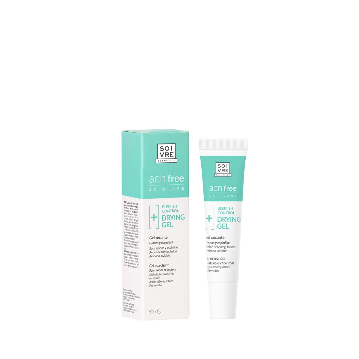 Gel secante ACN Free - Seca borbulhas e pontos negros.