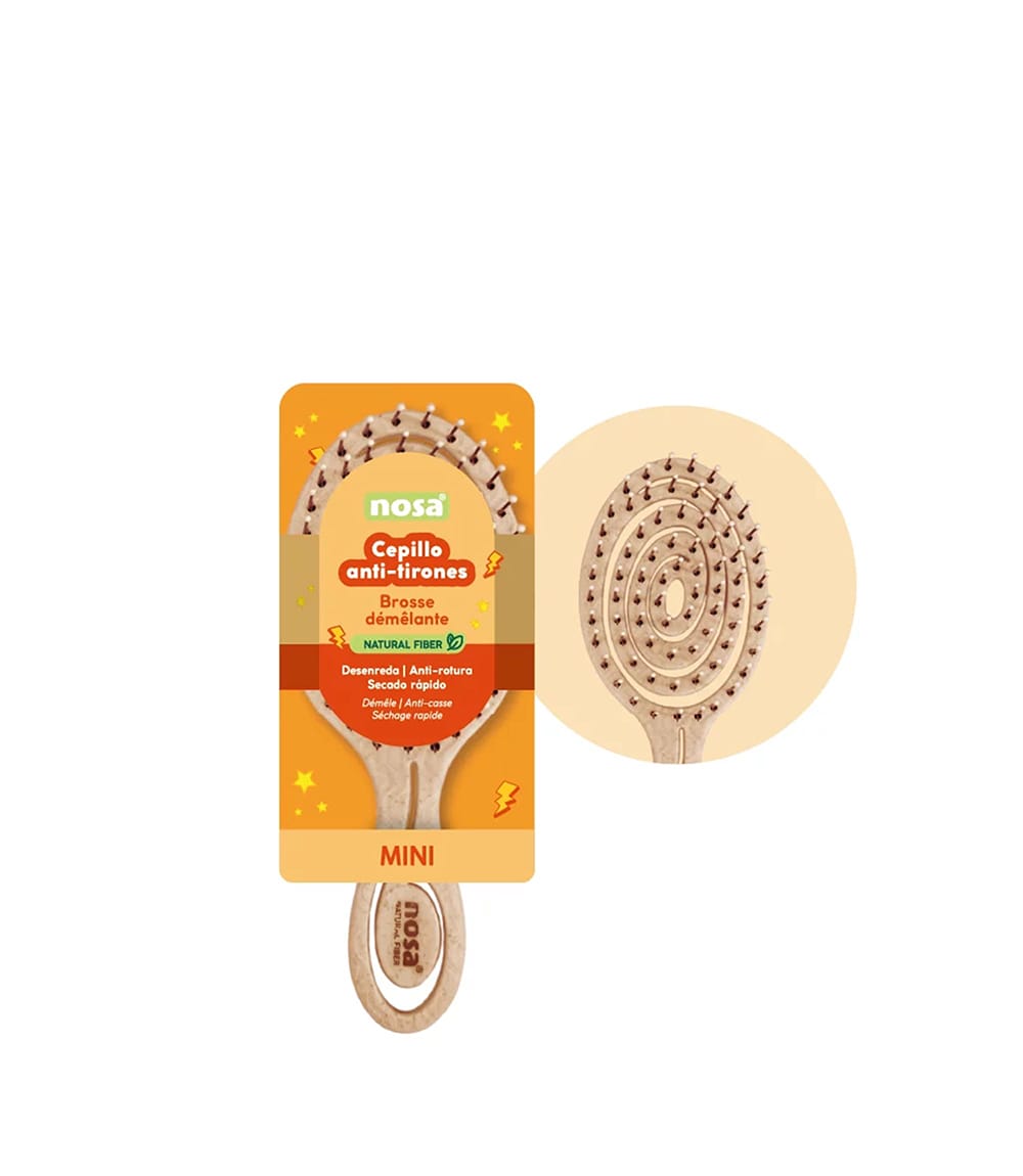 Mini anti-pulling brush Orange - Untangles