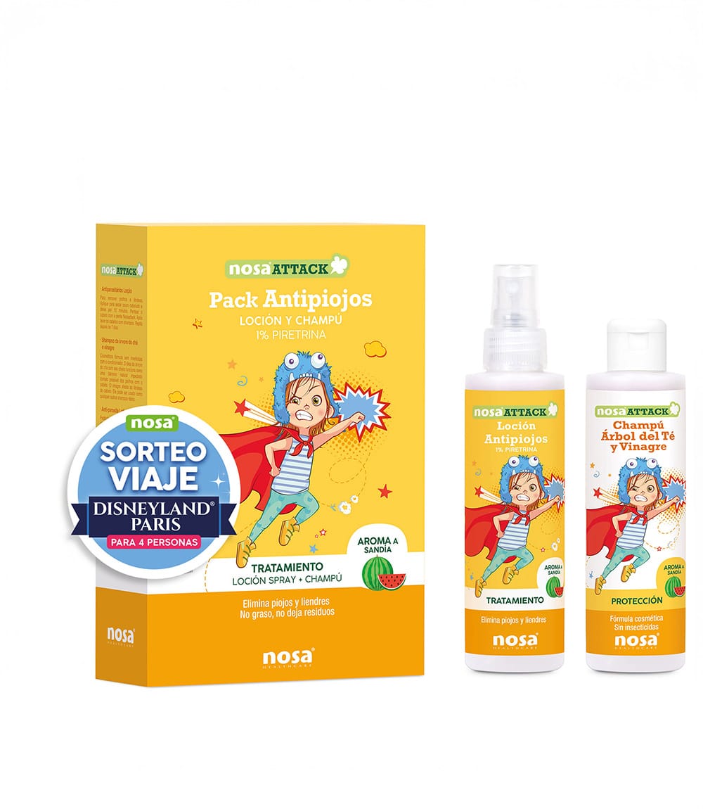 Nosa Attack antiparasitic shampoo and lotion pack