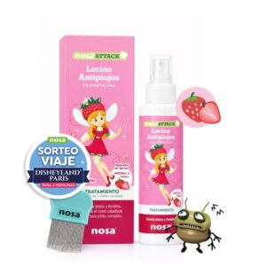 Loção antipenílejos Nosa Attack com spray e lendrera