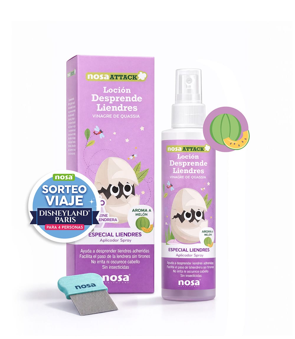 Nosa Attack lotion detangles with a comb